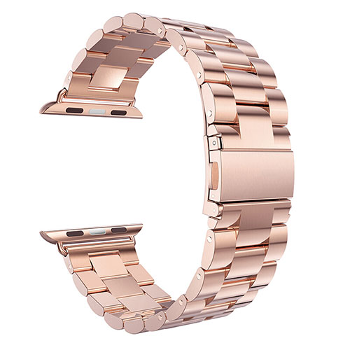 Stainless Steel Bracelet Band Strap for Apple iWatch 3 38mm Rose Gold