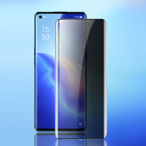 Tempered Glass Anti-Spy Screen Protector Film for Oppo Reno5 Pro 5G Clear