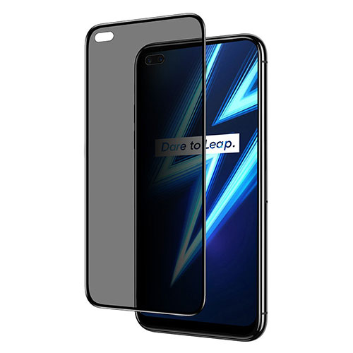 Tempered Glass Anti-Spy Screen Protector Film for Realme 6 Pro Clear