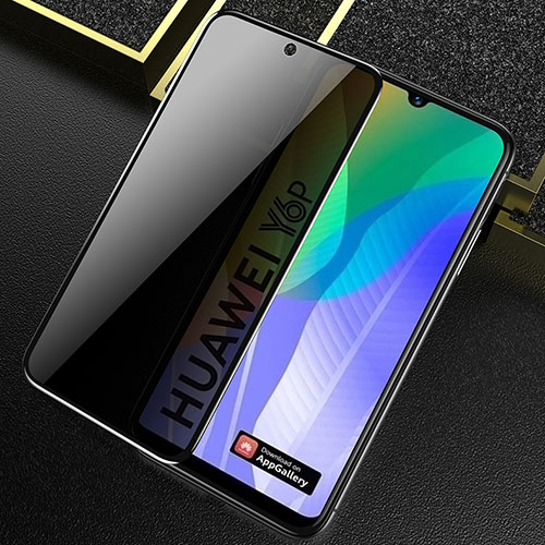 Tempered Glass Anti-Spy Screen Protector Film M01 for Huawei Y6p Clear