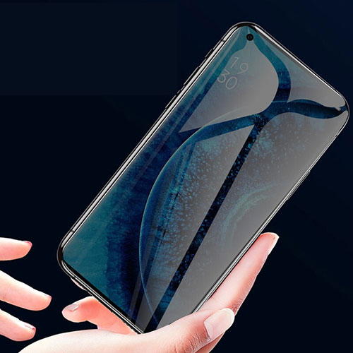 Tempered Glass Anti-Spy Screen Protector Film M01 for Oppo Find X2 Pro Clear