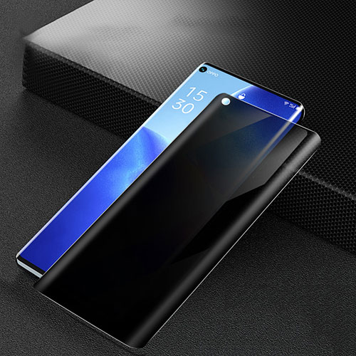 Tempered Glass Anti-Spy Screen Protector Film M01 for Oppo Reno5 Pro 5G Clear