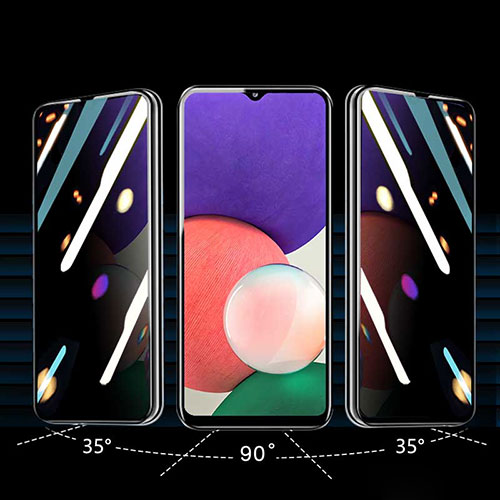 Tempered Glass Anti-Spy Screen Protector Film S01 for Samsung Galaxy M21s Clear