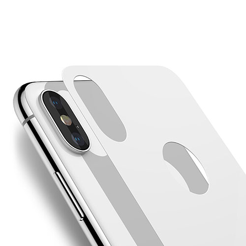 Tempered Glass Back Protector Film B03 for Apple iPhone X White