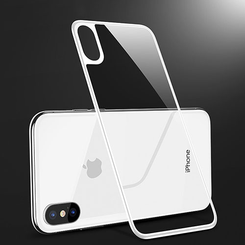 Tempered Glass Back Protector Film B09 for Apple iPhone X White