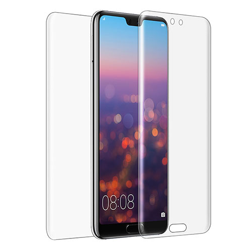 Tempered Glass Screen Protector Front and Back Film for Huawei P20 Clear