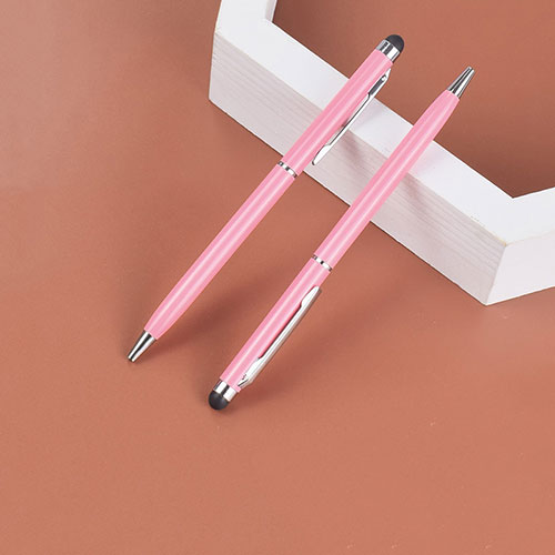 Touch Screen Stylus Pen Universal 2PCS H04 Rose Gold