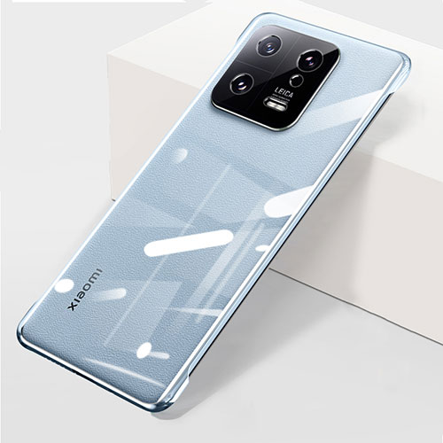 Transparent Crystal Hard Case Back Cover H01 for Xiaomi Mi 13 5G Blue