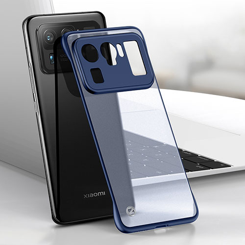 Transparent Crystal Hard Case Back Cover H02 for Xiaomi Mi 11 Ultra 5G Blue