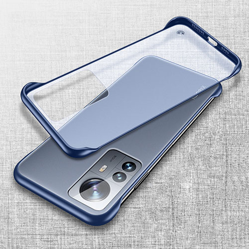 Transparent Crystal Hard Case Back Cover H07 for Xiaomi Mi 12 Pro 5G Blue