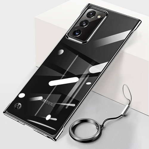 Transparent Crystal Hard Case Back Cover JS1 for Samsung Galaxy Note 20 5G Black