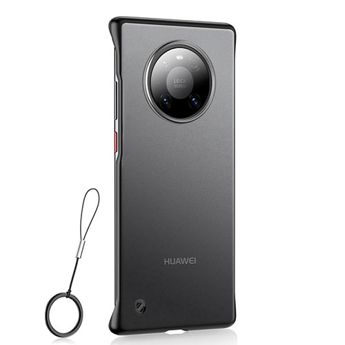 Transparent Crystal Hard Case Back Cover S01 for Huawei Mate 40 Pro Black