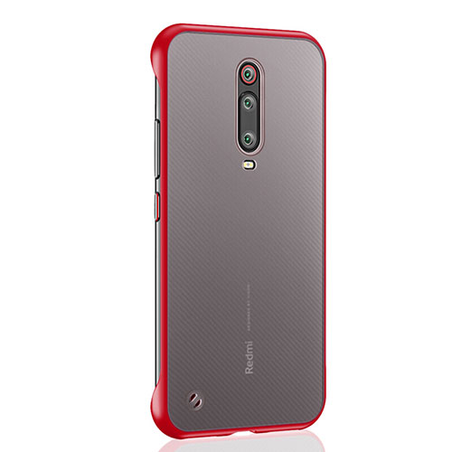 Transparent Crystal Hard Case Back Cover S03 for Xiaomi Mi 9T Pro Red