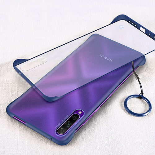 Transparent Crystal Hard Rigid Case Back Cover H03 for Huawei Honor 9X Pro Blue