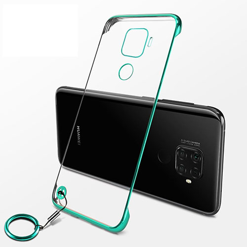 Transparent Crystal Hard Rigid Case Back Cover H04 for Huawei Mate 30 Lite Green