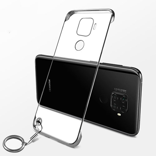 Transparent Crystal Hard Rigid Case Back Cover H04 for Huawei Mate 30 Lite Silver
