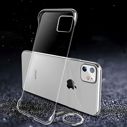 Transparent Crystal Hard Rigid Case Back Cover S01 for Apple iPhone 11 Clear