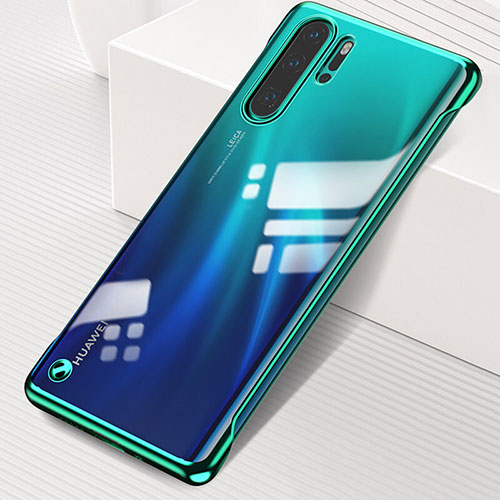 Transparent Crystal Hard Rigid Case Back Cover S01 for Huawei P30 Pro Green