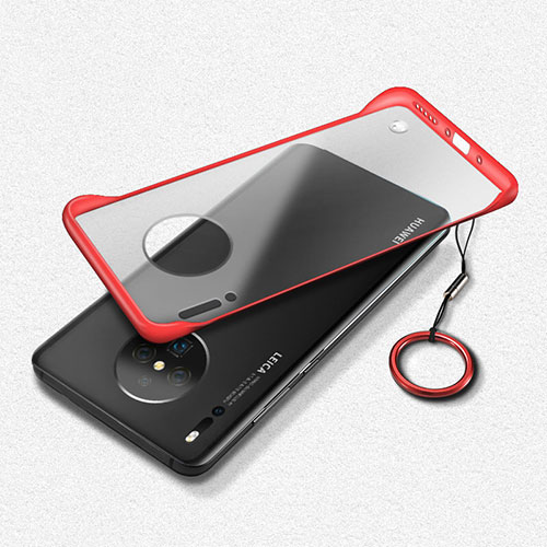 Transparent Crystal Hard Rigid Case Back Cover S03 for Huawei Mate 30 5G Red
