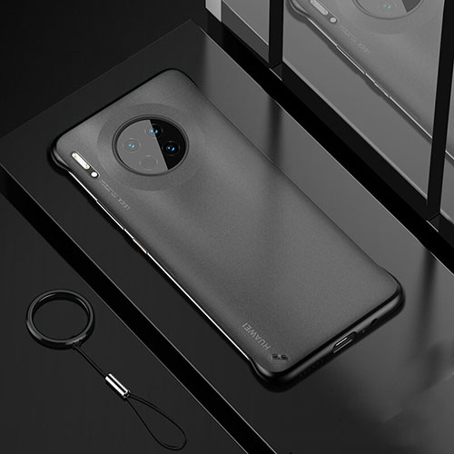 Transparent Crystal Hard Rigid Case Back Cover S04 for Huawei Mate 30 5G Black