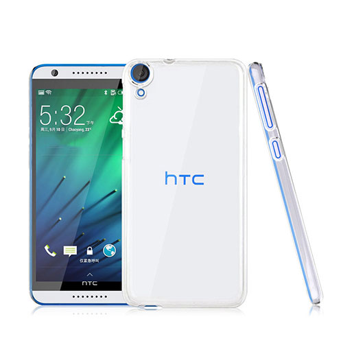 Transparent Crystal Hard Rigid Case Cover for HTC Desire 820 Clear