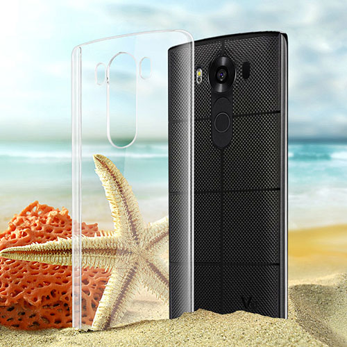 Transparent Crystal Hard Rigid Case Cover for LG V10 Clear