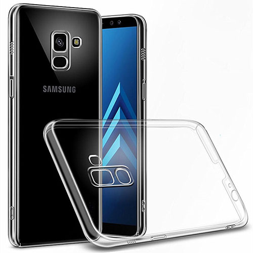 Transparent Crystal Hard Rigid Case Cover for Samsung Galaxy A6 (2018) Clear