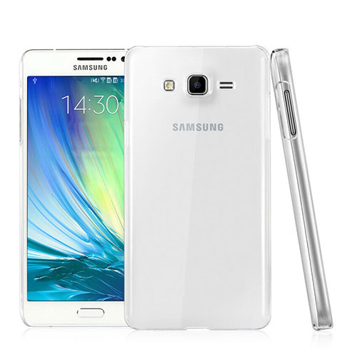 Transparent Crystal Hard Rigid Case Cover for Samsung Galaxy J3 Clear