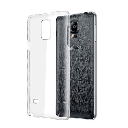 Transparent Crystal Hard Rigid Case Cover for Samsung Galaxy Note 4 Duos N9100 Dual SIM Clear