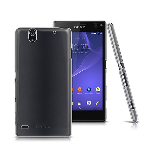 Transparent Crystal Hard Rigid Case Cover for Sony Xperia C4 Clear