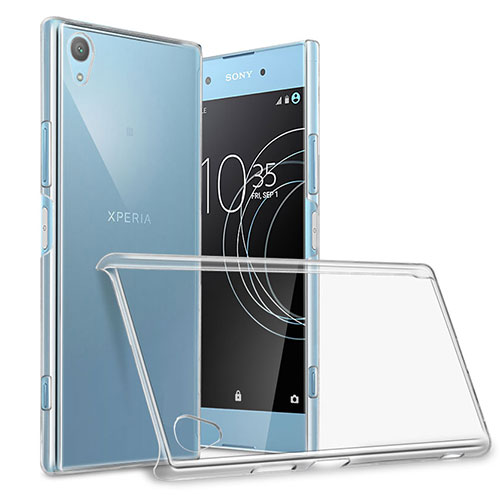 Transparent Crystal Hard Rigid Case Cover for Sony Xperia XA1 Plus Clear