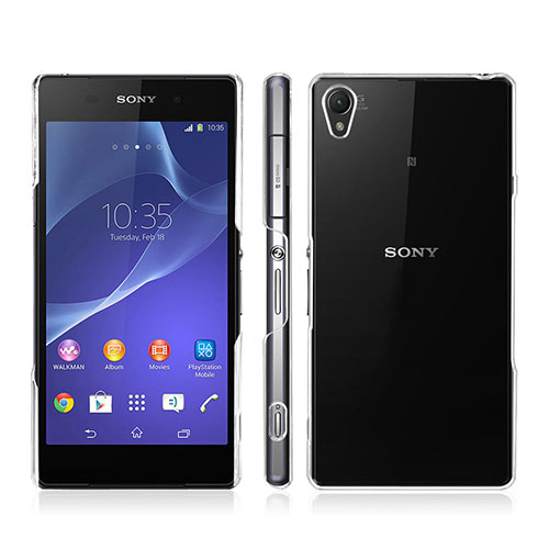 Transparent Crystal Hard Rigid Case Cover for Sony Xperia Z2 Clear