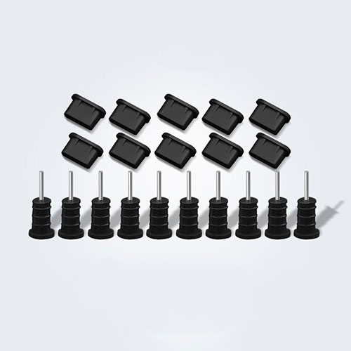 Type-C Anti Dust Cap USB-C Plug Cover Protector Plugy Universal 10PCS Black