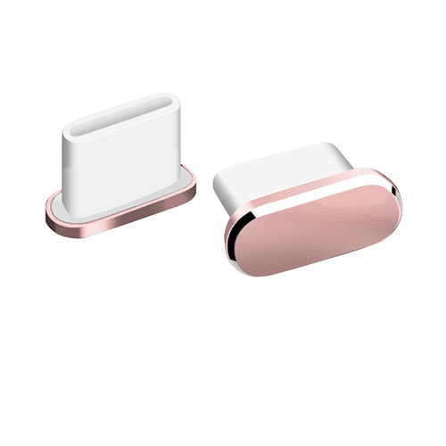 Type-C Anti Dust Cap USB-C Plug Cover Protector Plugy Universal H06 for Apple iPad Pro 11 (2021) Rose Gold