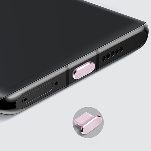 Type-C Anti Dust Cap USB-C Plug Cover Protector Plugy Universal H08 for Apple iPad Pro 11 (2021) Rose Gold