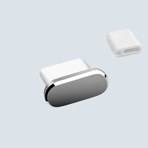 Type-C Anti Dust Cap USB-C Plug Cover Protector Plugy Universal H10 for Apple iPad Pro 11 (2021) Dark Gray