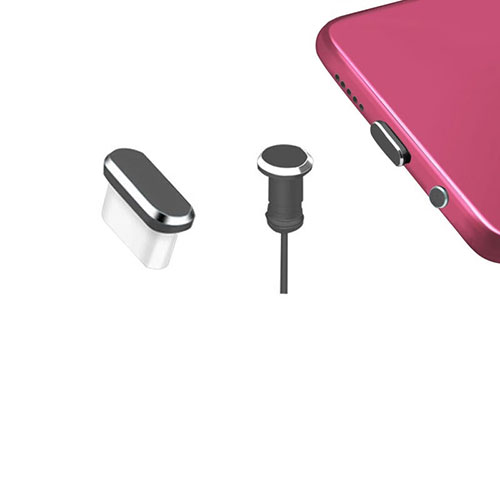 Type-C Anti Dust Cap USB-C Plug Cover Protector Plugy Universal H12 for Apple iPad Pro 11 (2021) Dark Gray