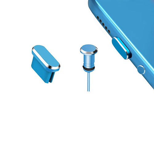 Type-C Anti Dust Cap USB-C Plug Cover Protector Plugy Universal H15 for Apple iPad Pro 11 (2021) Blue