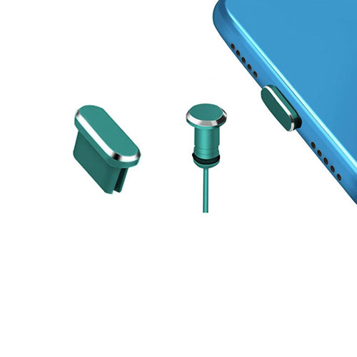 Type-C Anti Dust Cap USB-C Plug Cover Protector Plugy Universal H15 for Apple iPad Pro 12.9 (2022) Green