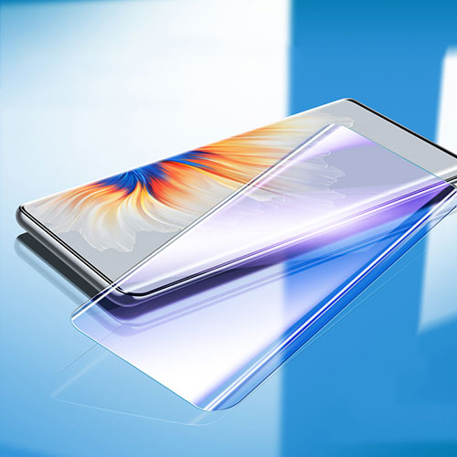 Ultra Clear Anti Blue Light Full Screen Protector Tempered Glass F03 for Xiaomi Mi Mix 4 5G Black