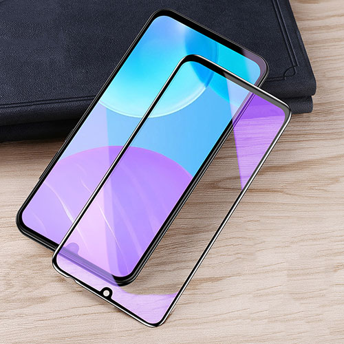 Ultra Clear Anti Blue Light Full Screen Protector Tempered Glass for Huawei Honor 30 Lite 5G Black