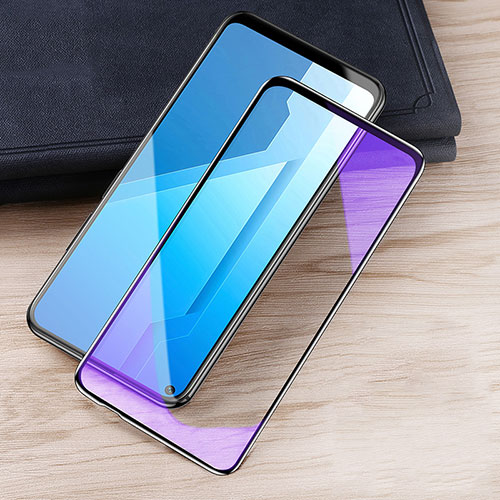 Ultra Clear Anti Blue Light Full Screen Protector Tempered Glass for Huawei Honor Play4 5G Black