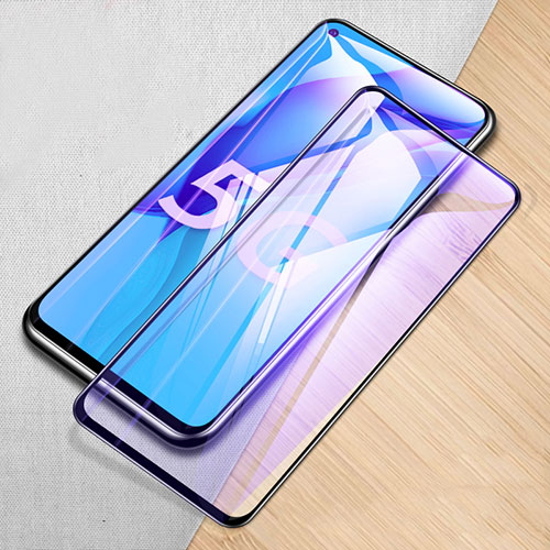 Ultra Clear Anti Blue Light Full Screen Protector Tempered Glass for Huawei Mate 40 Lite 5G Black