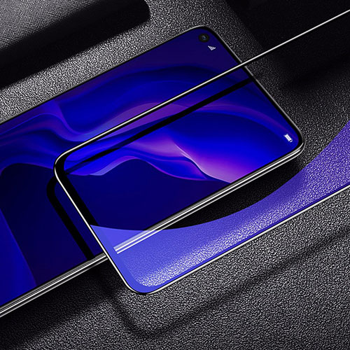 Ultra Clear Anti Blue Light Full Screen Protector Tempered Glass for Huawei Nova 7 5G Black