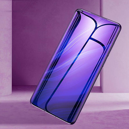 Ultra Clear Anti Blue Light Full Screen Protector Tempered Glass for Oppo Reno 10X Zoom Black