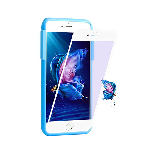 Ultra Clear Full Screen Protector Tempered Glass F02 for Apple iPhone 6S Plus White