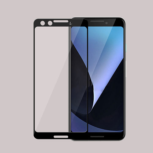 Ultra Clear Full Screen Protector Tempered Glass F02 for Google Pixel 3 Black