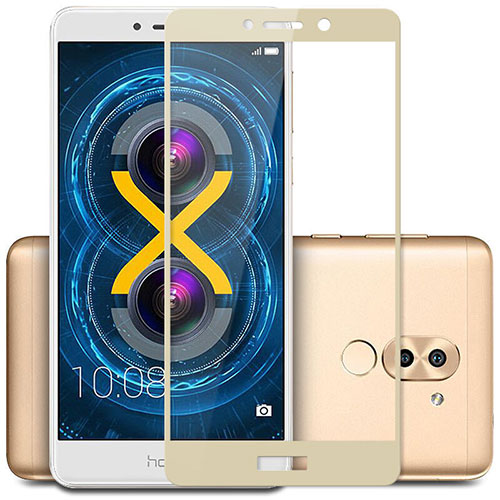 Ultra Clear Full Screen Protector Tempered Glass F02 for Huawei Honor 6X Pro Gold