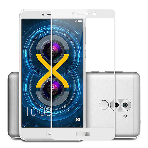 Ultra Clear Full Screen Protector Tempered Glass F02 for Huawei Honor 6X Pro White