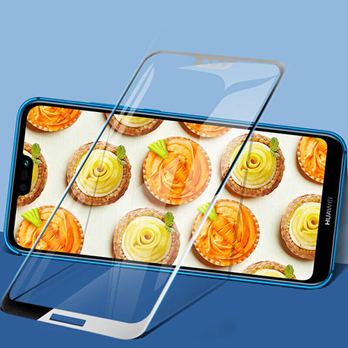 Ultra Clear Full Screen Protector Tempered Glass F02 for Huawei Nova 3e Black